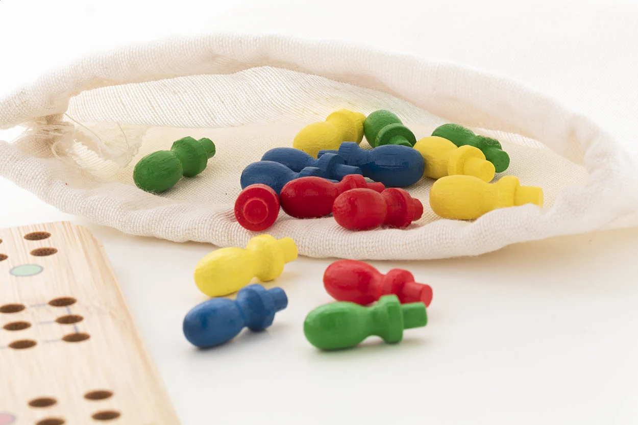 Ludo-Spiel Arcus, natur – Bild 5