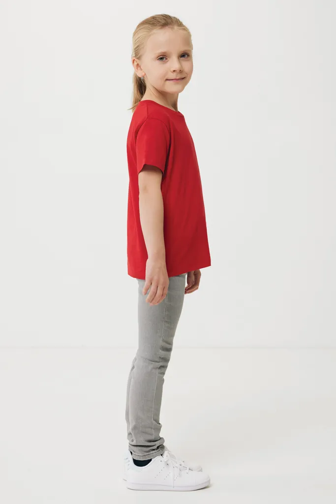 IQONIQ Koli Kids T-Shirt aus recycelter Baumwolle, rot – Bild 6