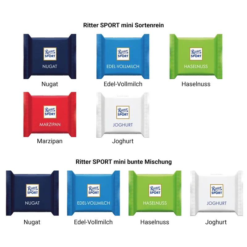 Werbewürfel, Ritter SPORT mini Joghurt – Bild 2