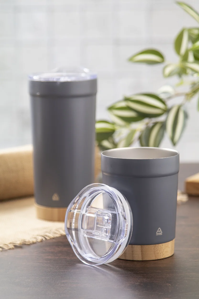 Thermobecher Icatu, dunkelgrau – Bild 3