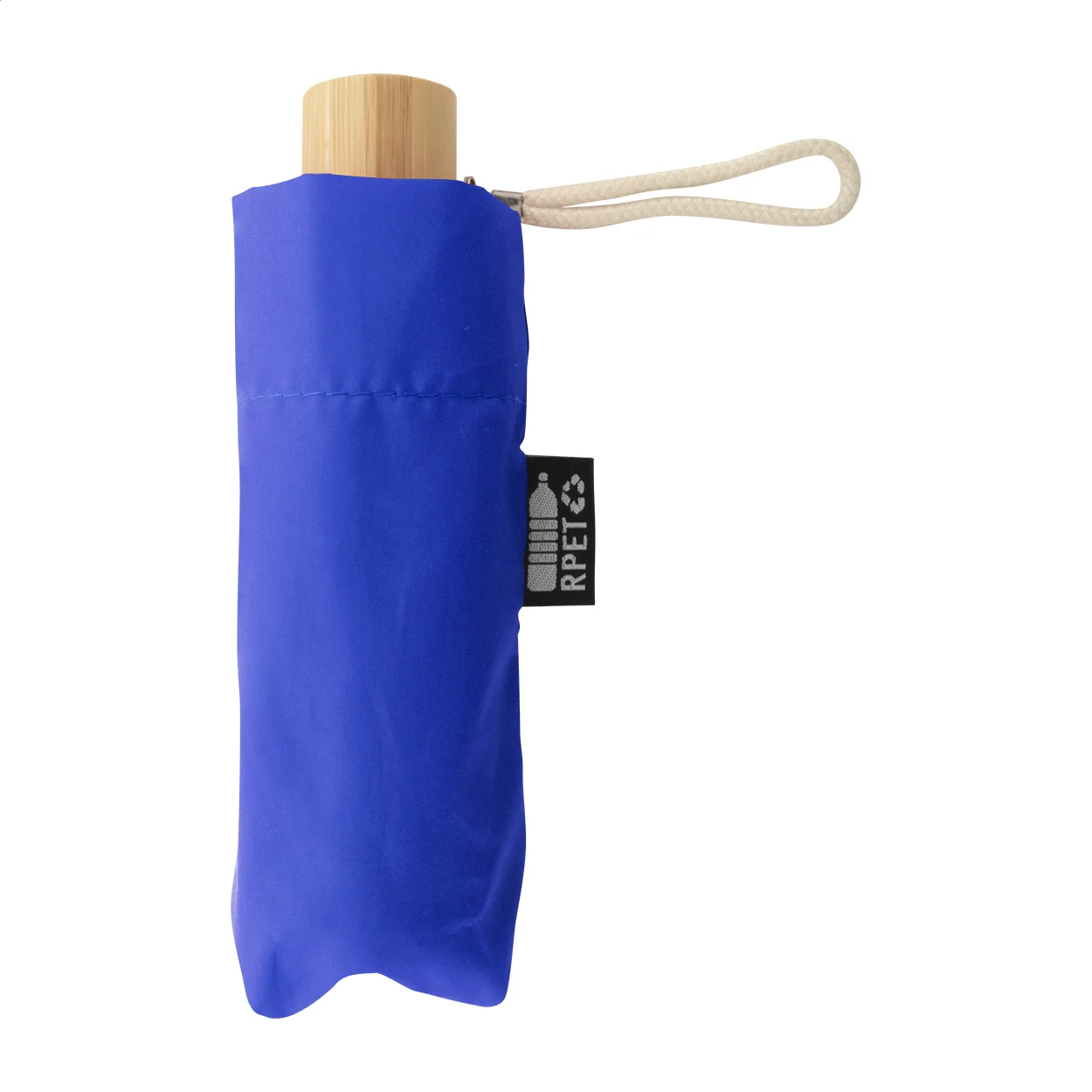 RPET Mini-Regenschirm Miniboo, blau – Bild 3
