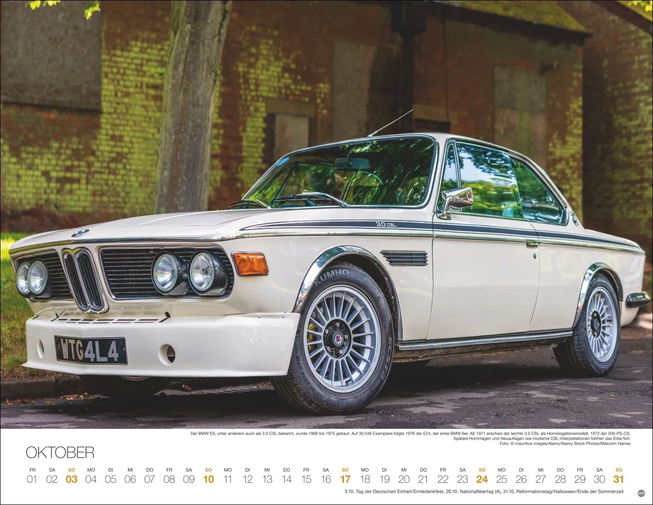 Legendäre Autos Posterkalender 2027 – Bild 11