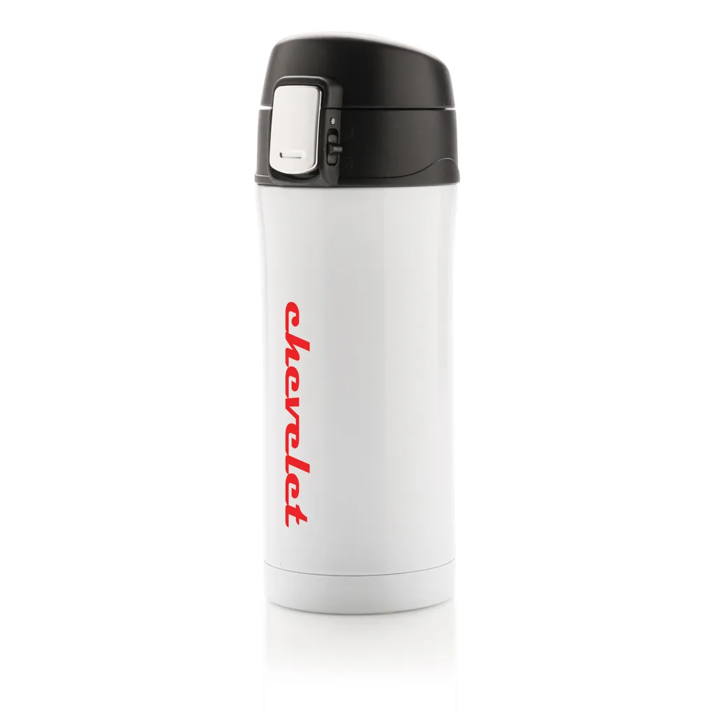 Easy-Lock Vakuum-Becher aus RCS recyceltem Stainless-Steel, weiß – Bild 5