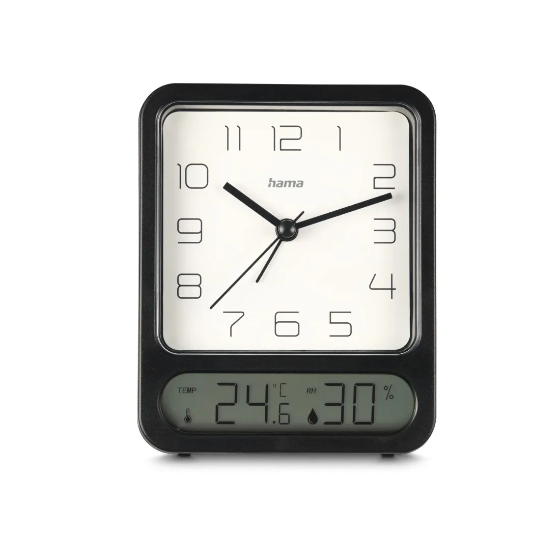 Hama "Pag" Wecker mit Thermometer/Hygrometer