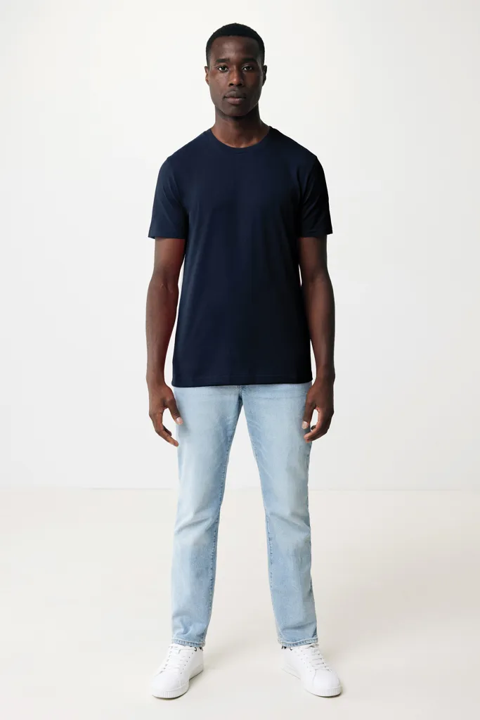 IQONIQ Bryce T-Shirt aus recycelter Baumwolle, navy blau – Bild 6