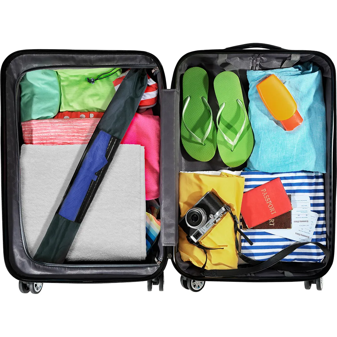 Strand-Sonnenschirm Travelmate Camper, blau – Bild 7