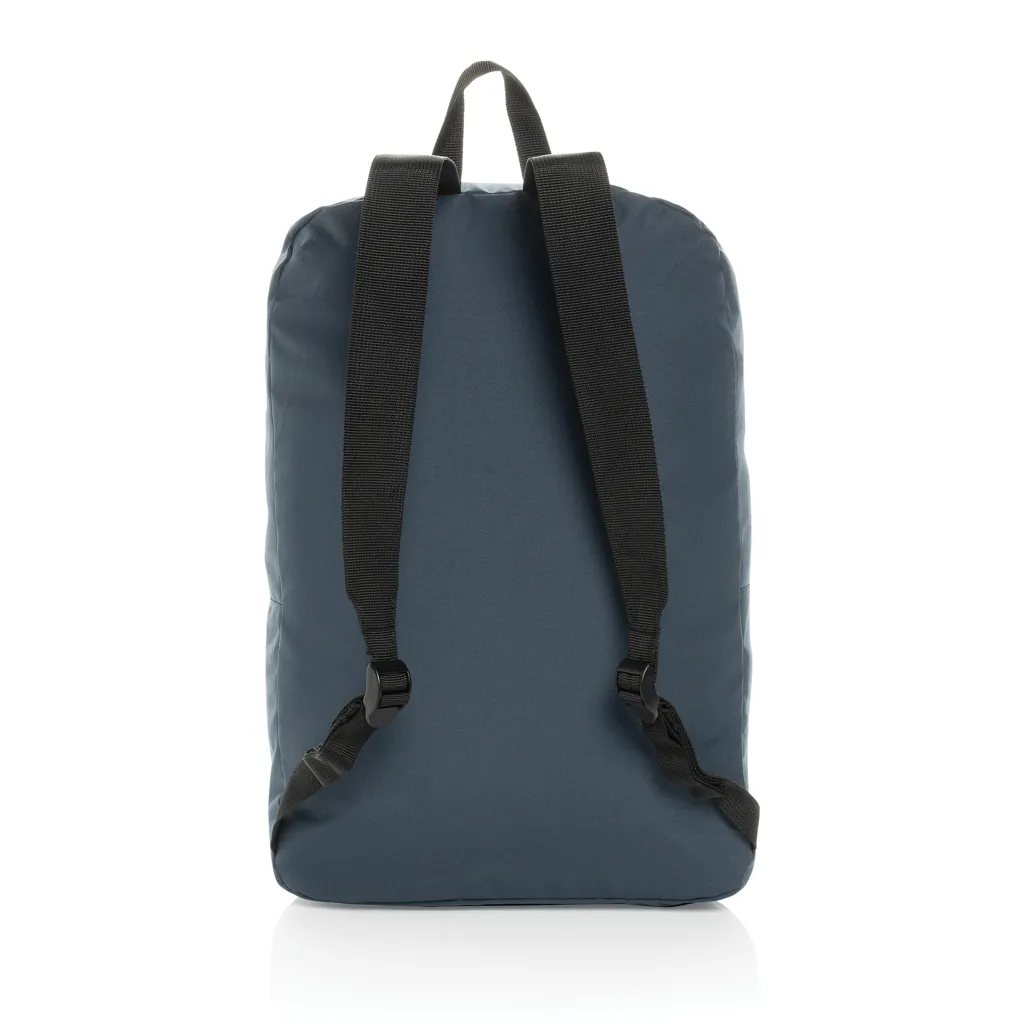 Dillon AWARE™ RPET faltbarer klassischer Rucksack, navy blau – Bild 4