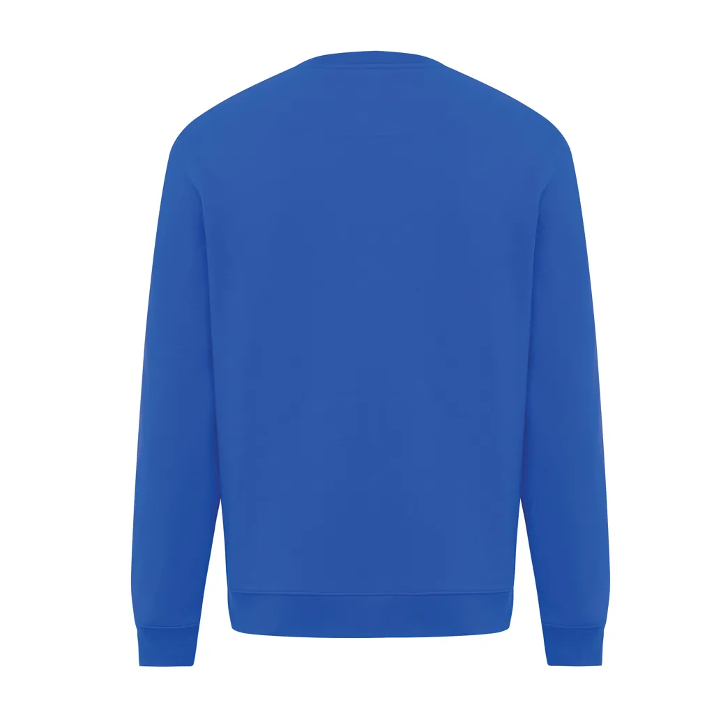 IQONIQ Torla Rundhals-Pullover aus recycelter Baumwolle, Königsblau – Bild 2