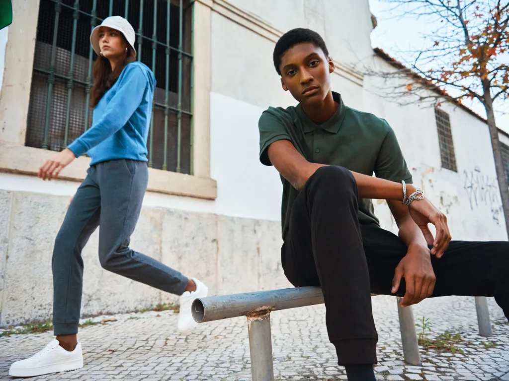 IQONIQ Cooper Jogger aus recycelter Baumwolle, heather anthracite – Bild 9