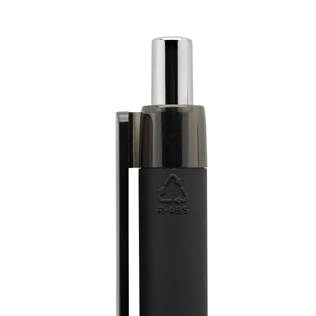 X8 Stift mit Smooth-Touch aus RCS recyceltem ABS, schwarz – Bild 2