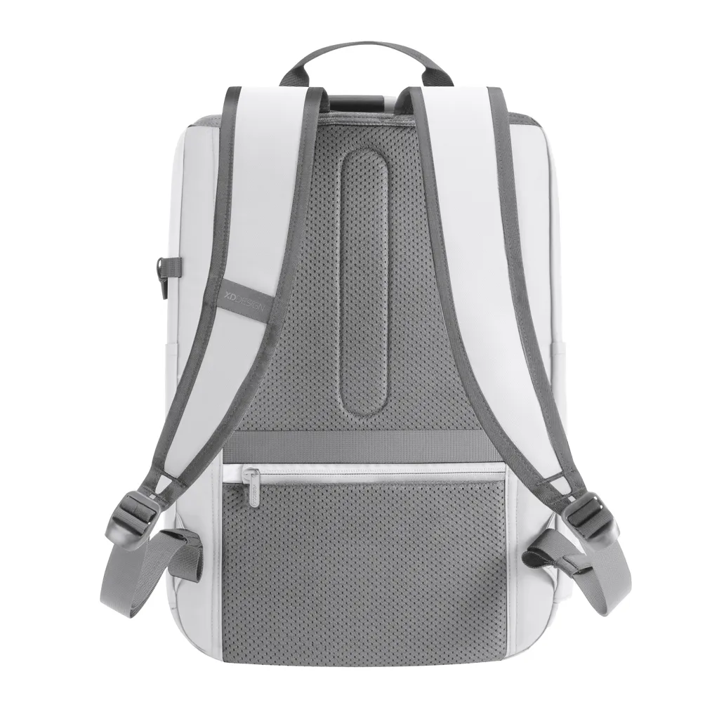 Urban wasserabweisender Anti-Diebstahl Rucksack, off white – Bild 2