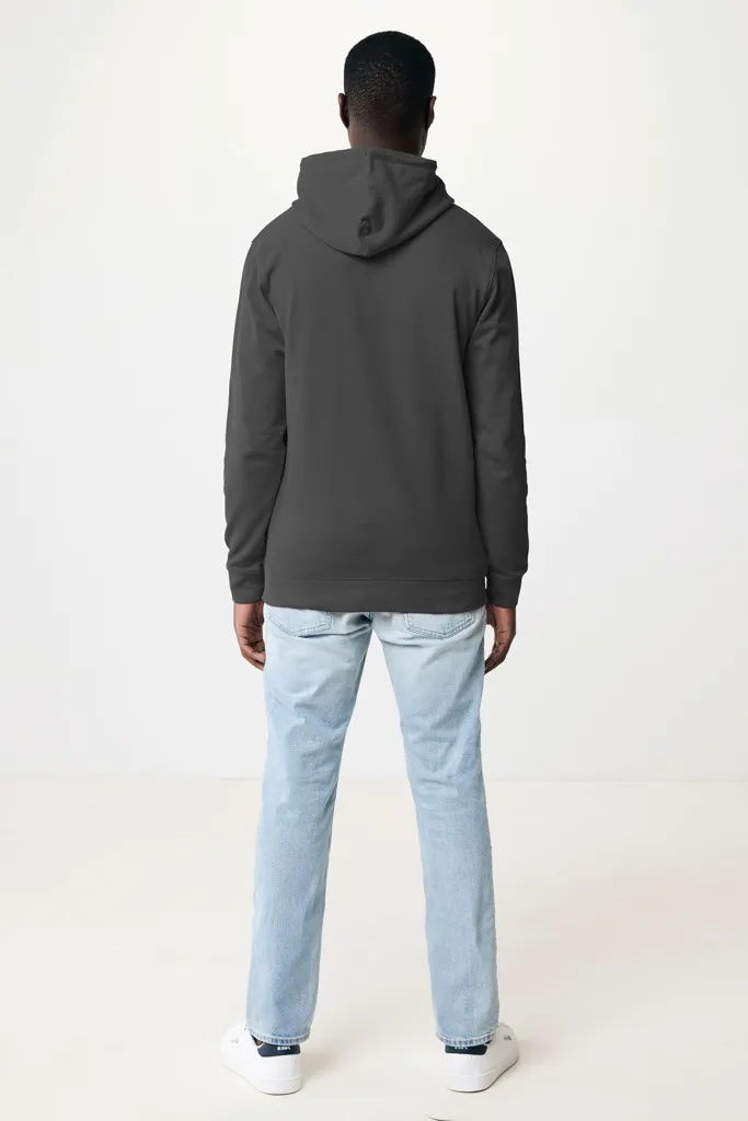 IQONIQ Jasper Hoodie aus recycelter Baumwolle, anthrazit – Bild 8
