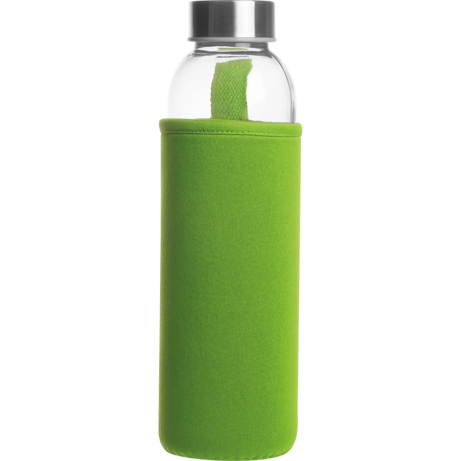 Glasflasche Klagenfurt, apfelgrün – Bild 5