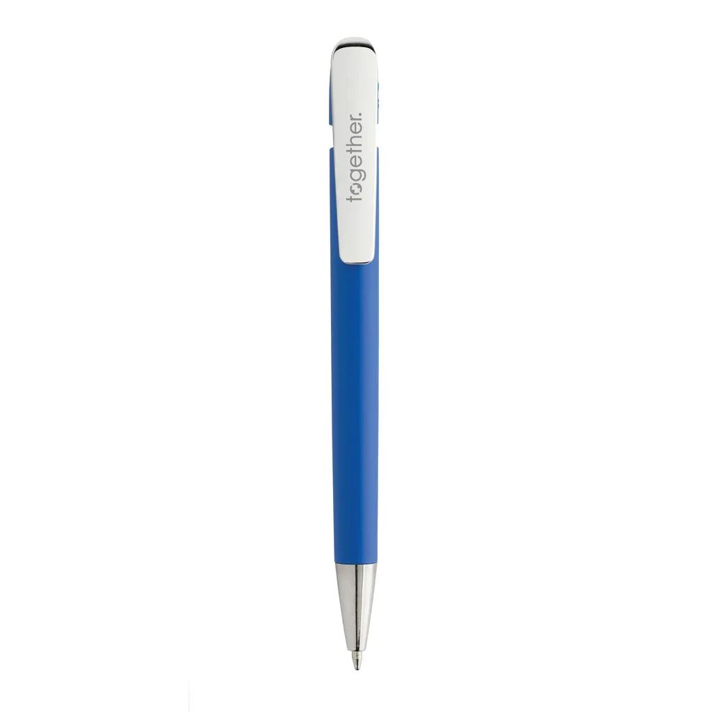 Glide GRS-zertifizierter rABS Stift mit Metallclip, blau – Bild 3