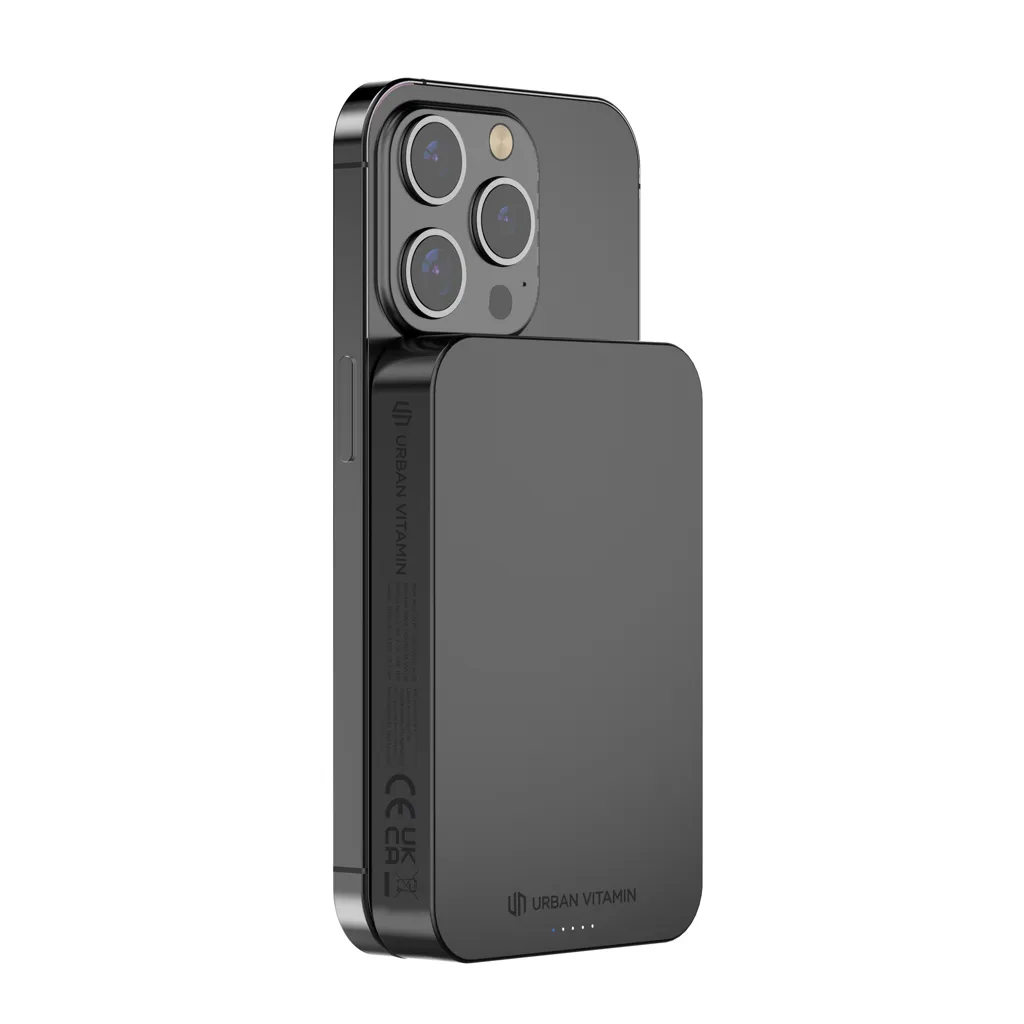 Urban Vitamin Compton 10000mAh Powerbank aus RCS Plastik/Alu, schwarz – Bild 2