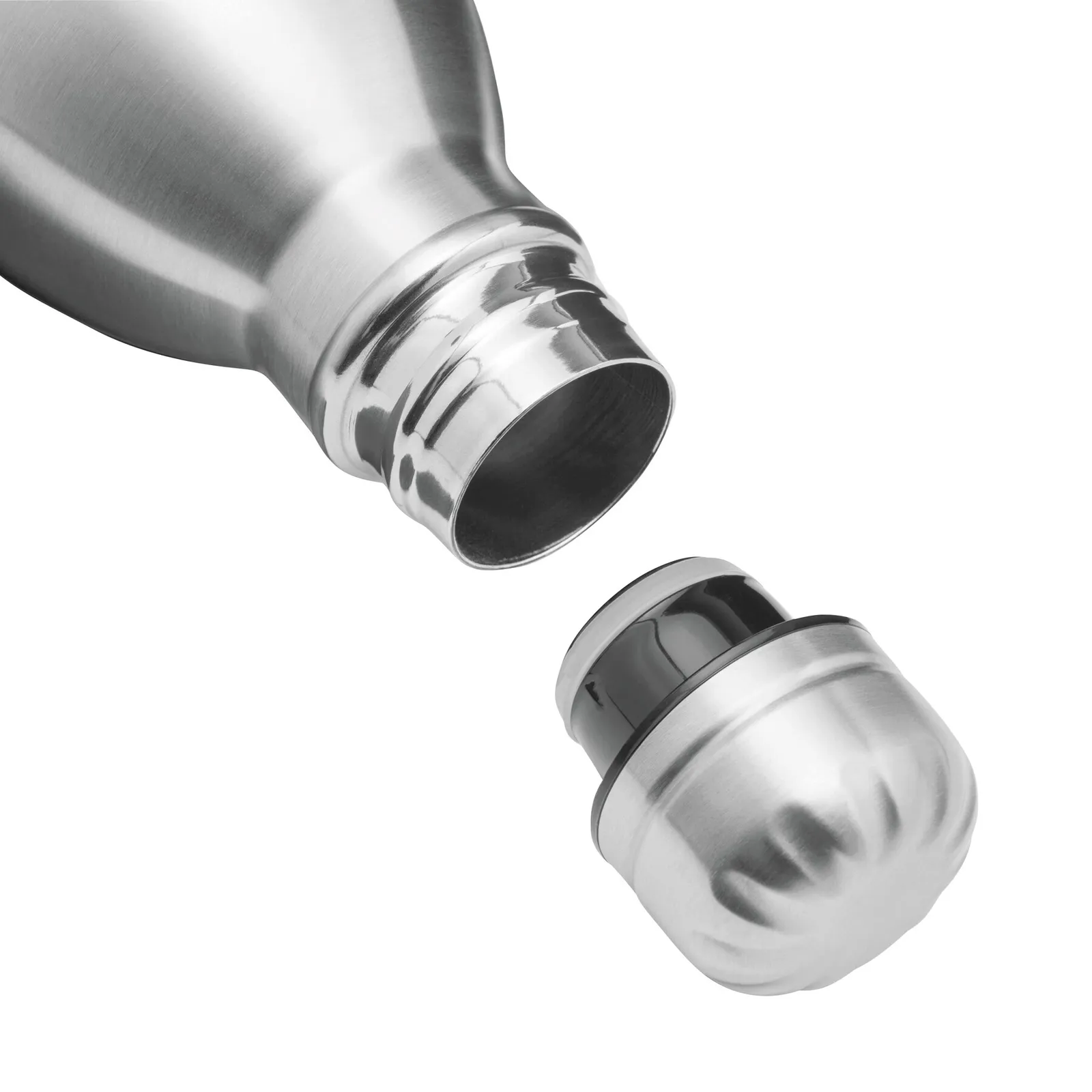 JUMBO TASTE - Vakuum-Flasche silber, silber – Bild 5