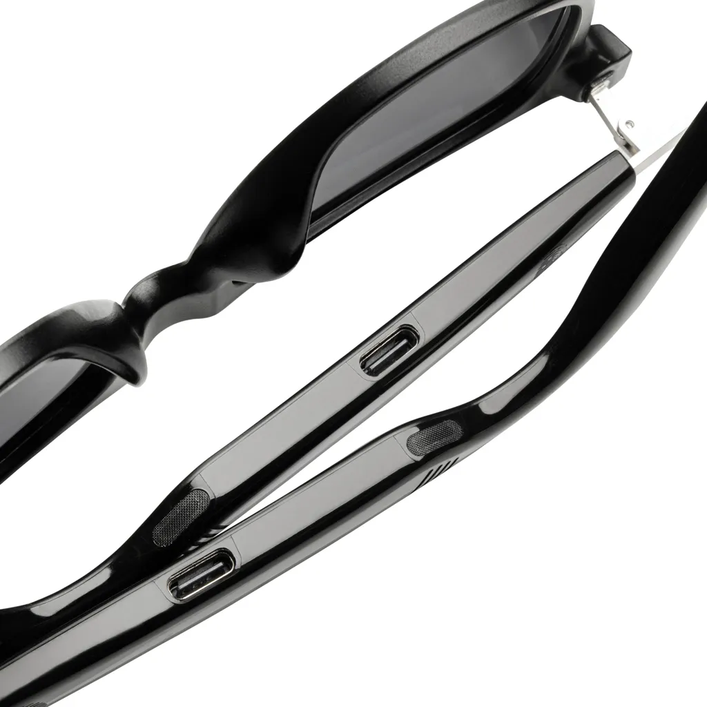Miro – KI-gestützte Audiobrille mit Übersetzungsfunktion, schwarz – Bild 4