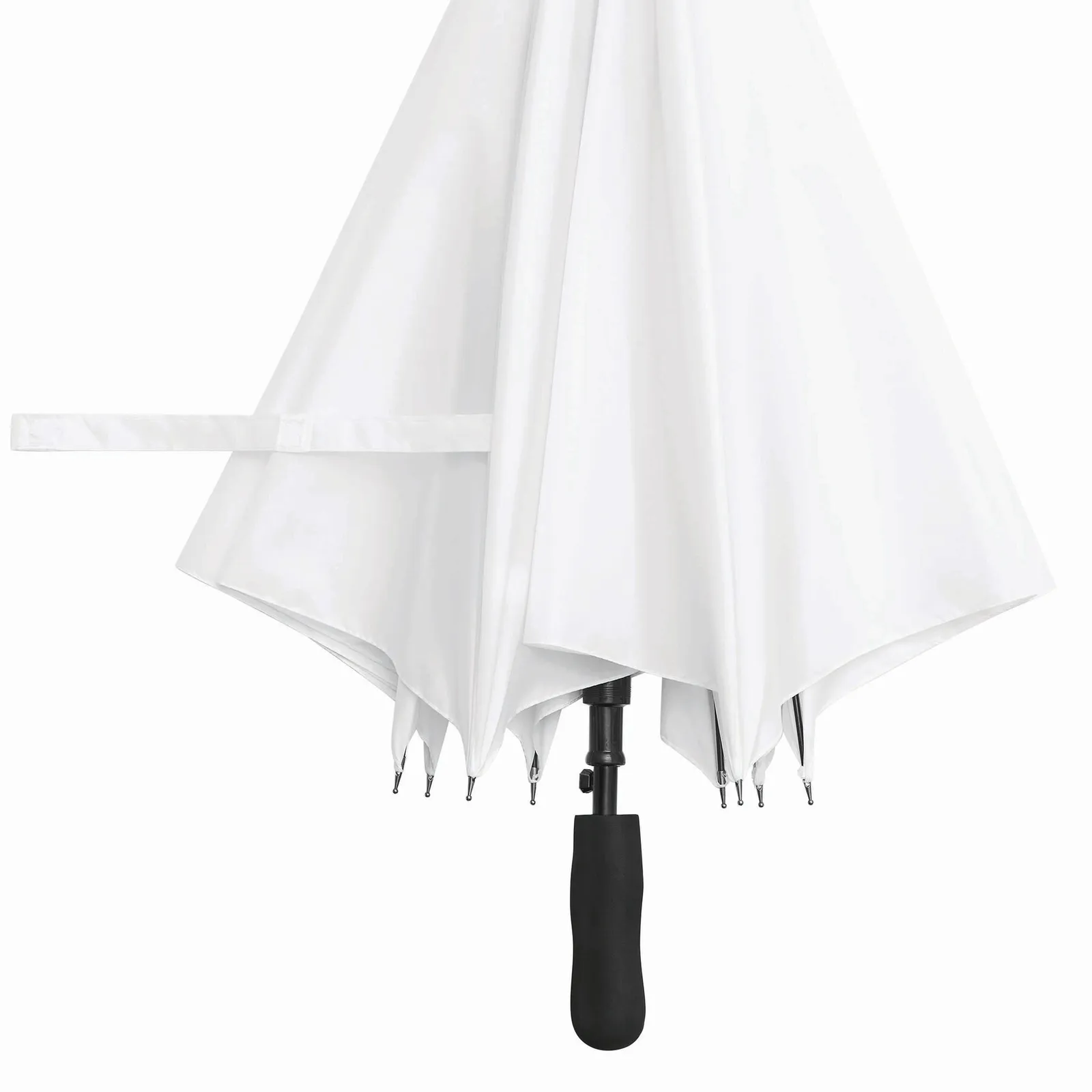PASSAT - Automatischer Windproof-Golfschirm, weiß – Bild 4