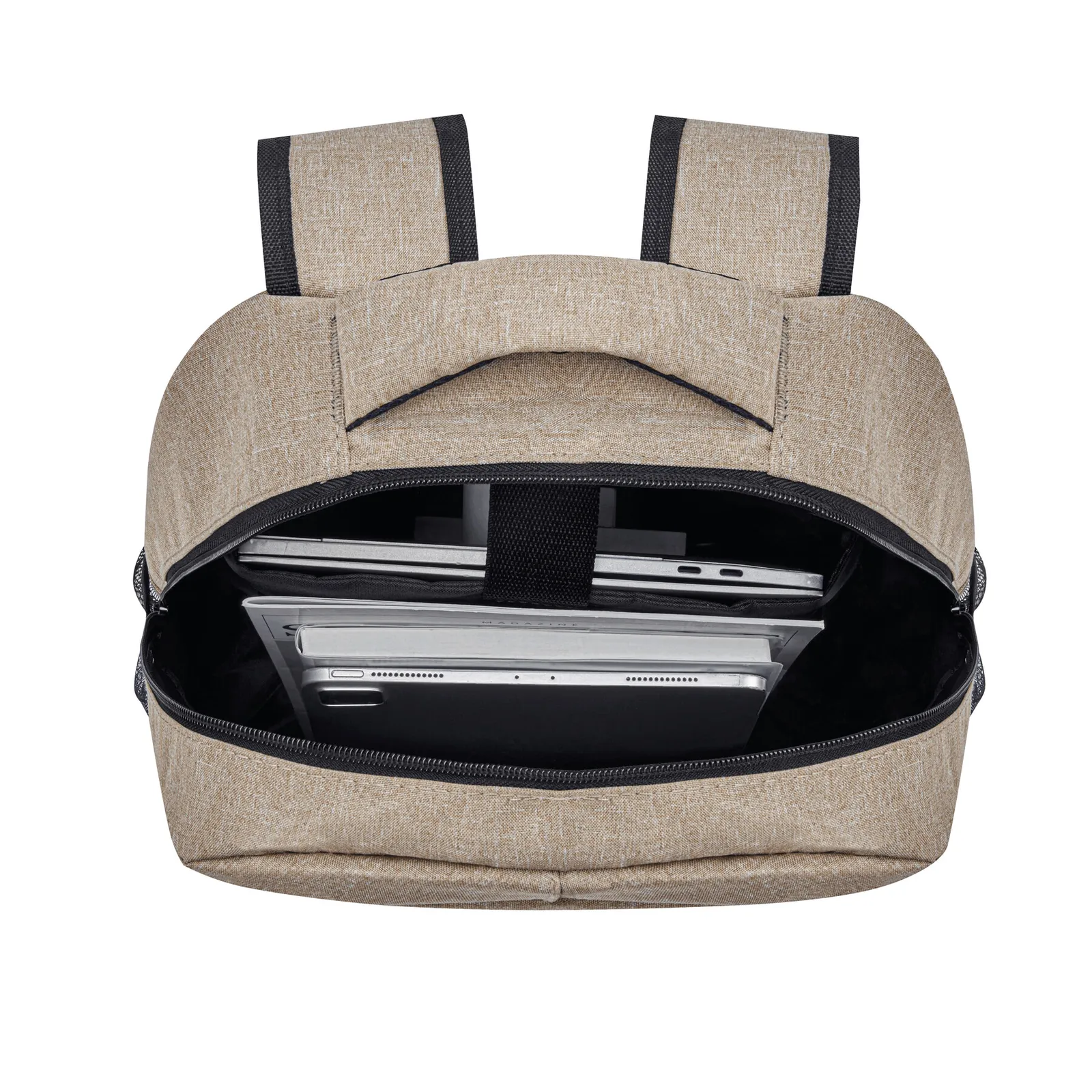 PORTO Backpack, Rucksack, beige – Bild 9