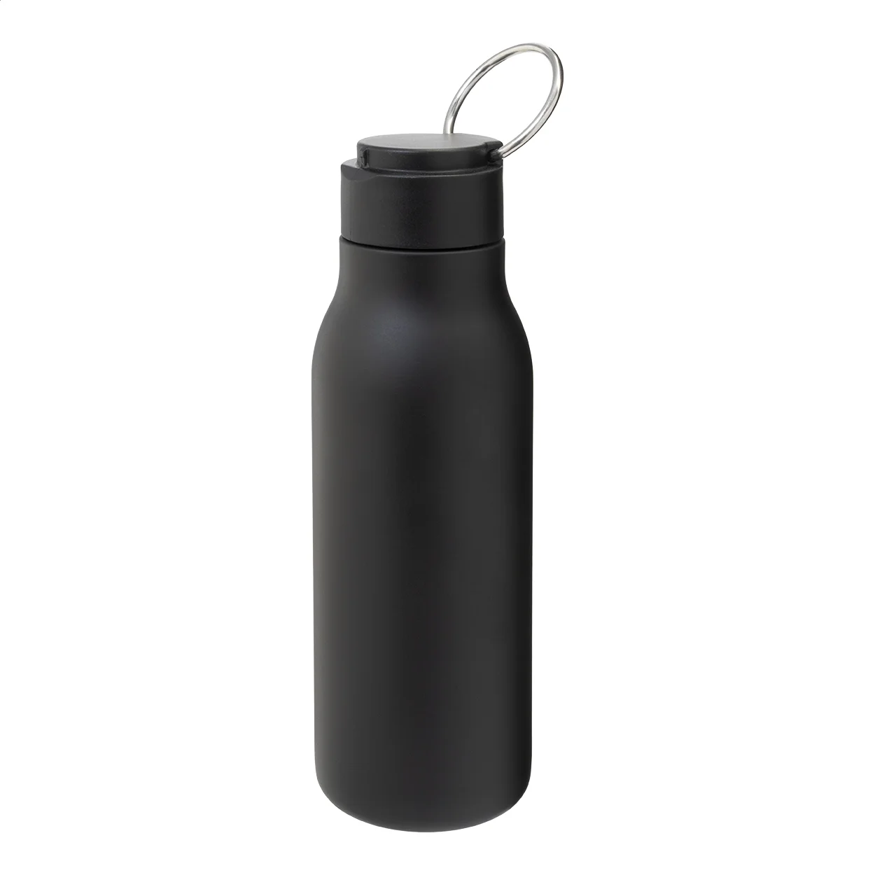 Edelstahl-Trinkflasche Rissip, schwarz – Bild 3