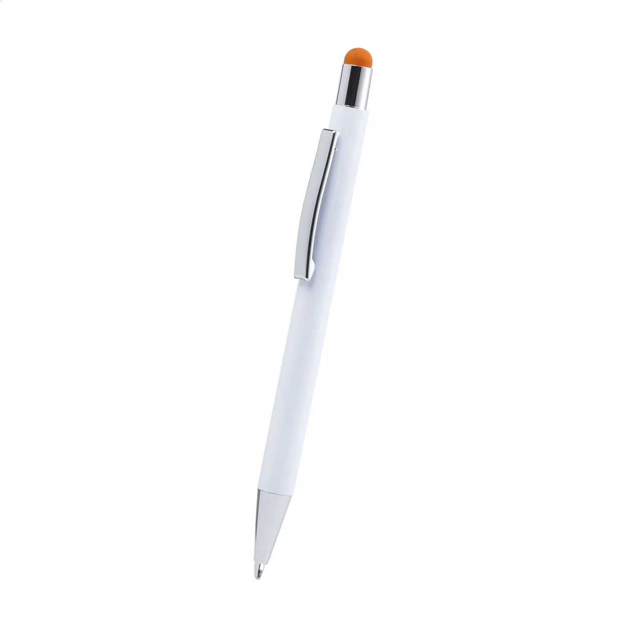 Kugelschreiber Wirly, orange, weiß – Bild 3