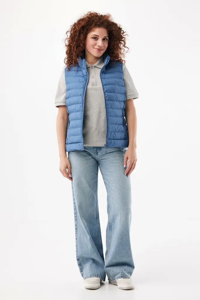 IQONIQ Meru Damen Bodywarmer aus recyceltem Polyester, moon blue – Bild 3