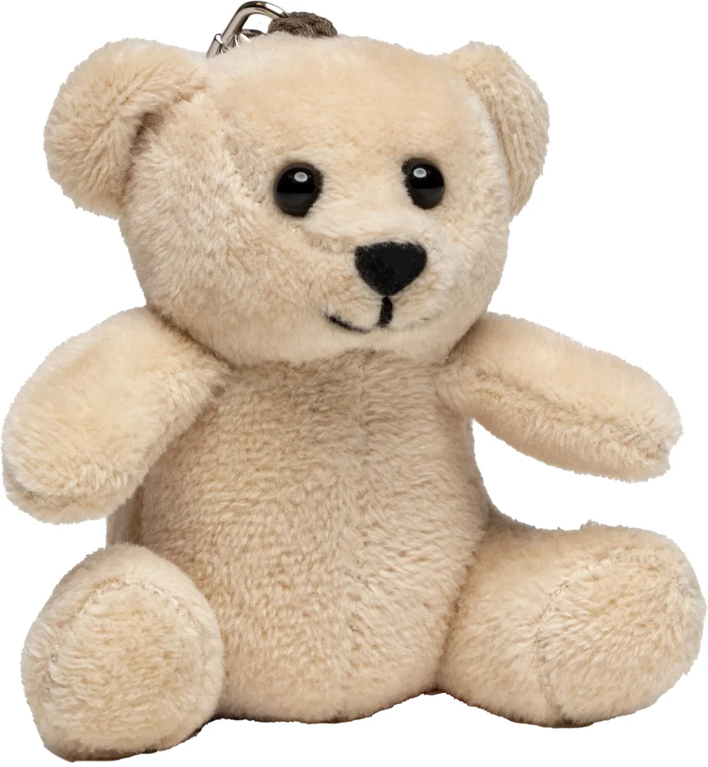 Plüsch Schlüsselanhänger Bär, beige – Bild 6