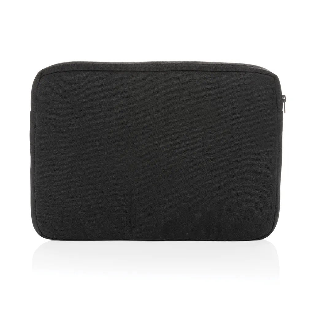 Laluka AWARE™ 15,6" Laptoptasche aus recycelter Baumwolle, schwarz – Bild 4