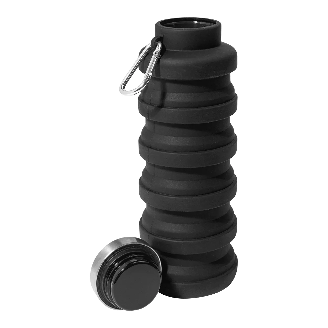Faltbare Flasche Colsip, schwarz – Bild 2