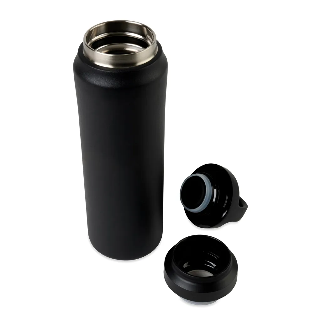 Aviana™ Rowan RCS recycelte Wasserflasche 470ml, schwarz – Bild 3