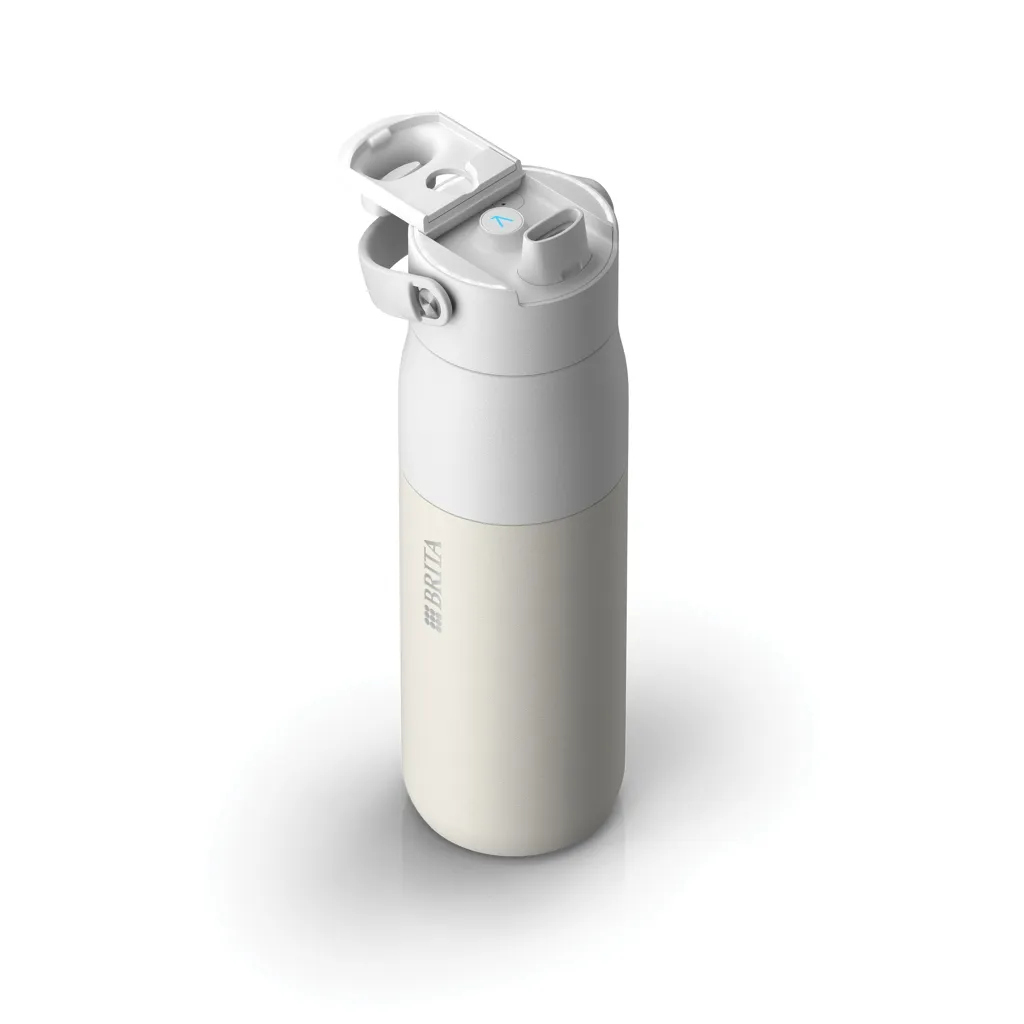 BRITA LARQ IQ Track Purify Clean Flasche 680ml, weiß – Bild 2