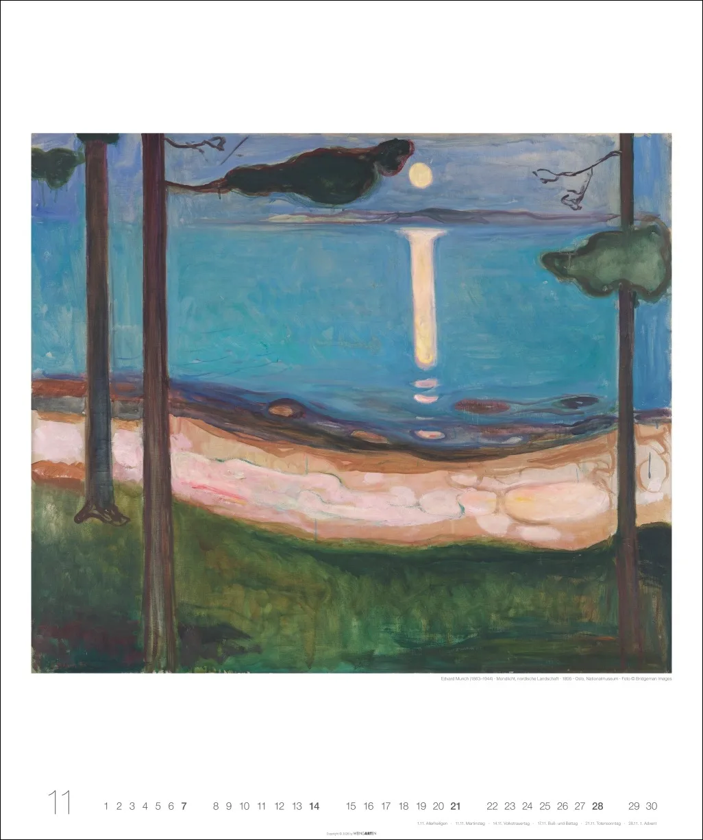 Edvard Munch Edition Wandkalender 2027 – Bild 12