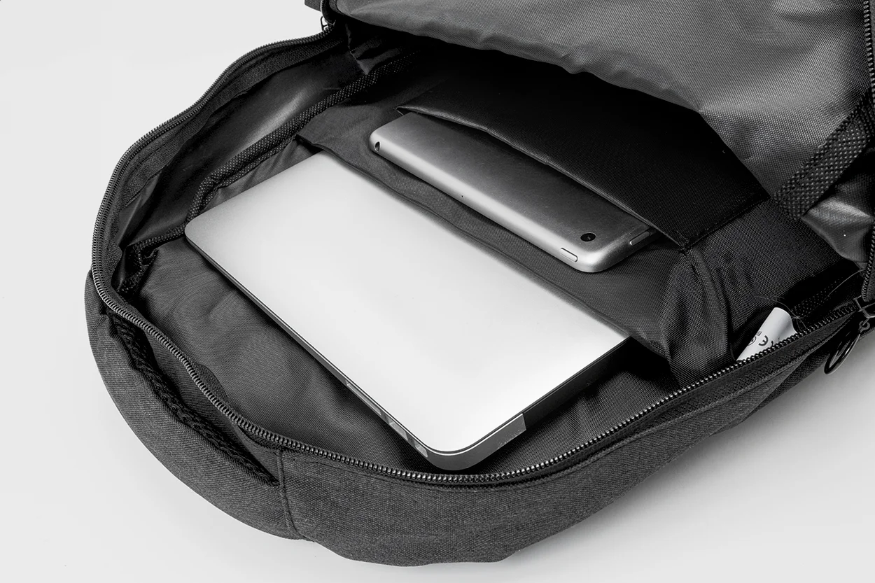 RPET Rucksack Hershey, schwarz – Bild 4
