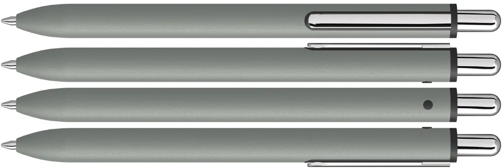 AERO Druckkugelschreiber grau, grau – Bild 2