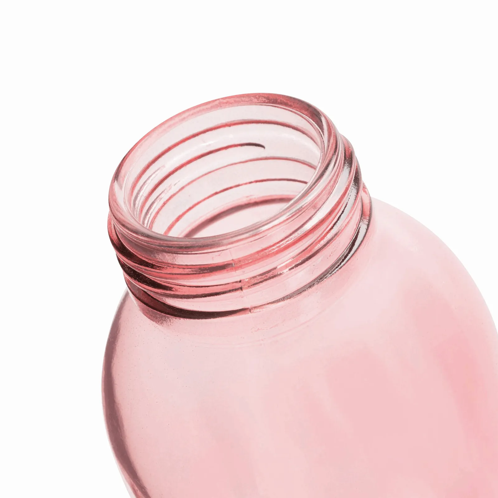 TAKE SMART - Glas-Trinkflasche, rot – Bild 4