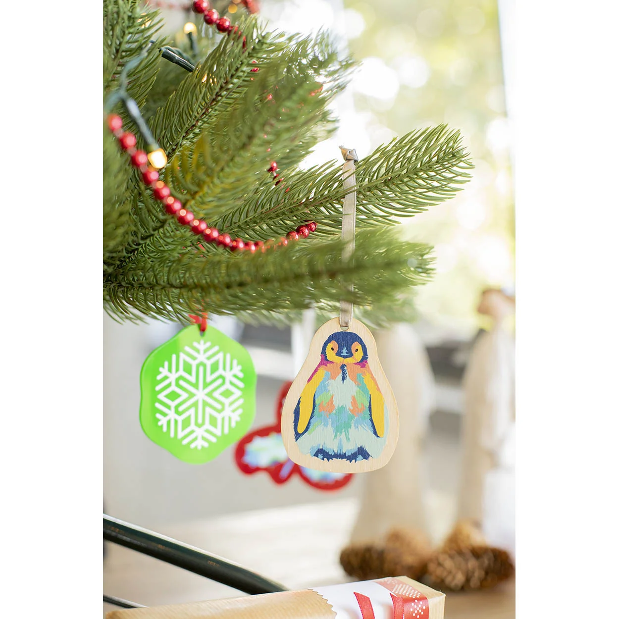 Individueller Weihnachtsbaumschmuck CreaJul Wood, silber – Bild 7