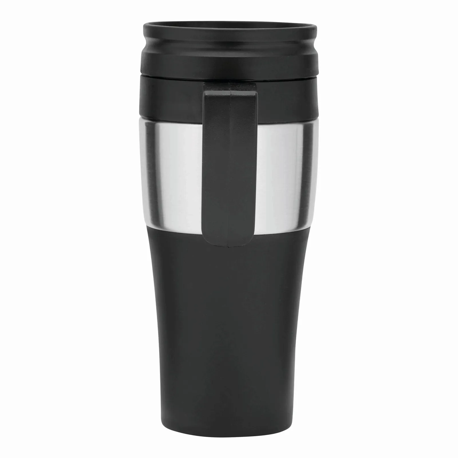 HOT DRINK - Isolierbecher schwarz, silber, schwarz, silber – Bild 4