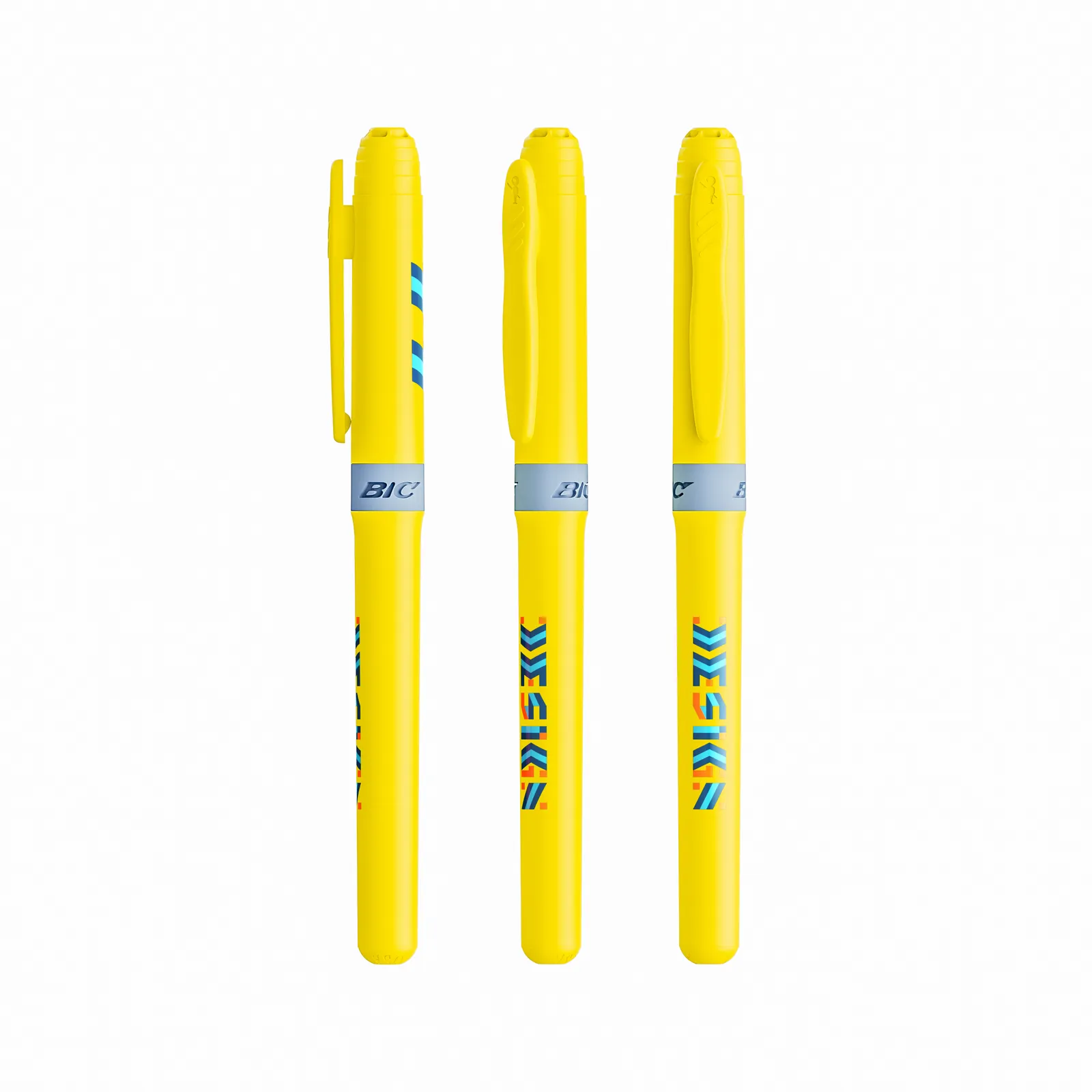BIC® Brite Liner® Grip Textmarker, Gelb – Bild 2