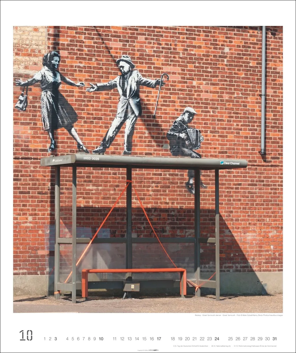 Banksy Edition Wandkalender 2027 – Bild 11