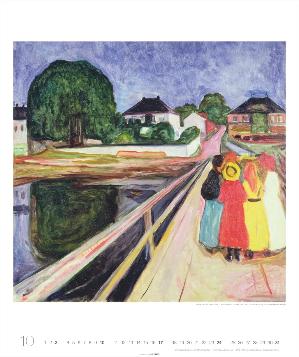 Edvard Munch Edition Wandkalender 2027 – Bild 11