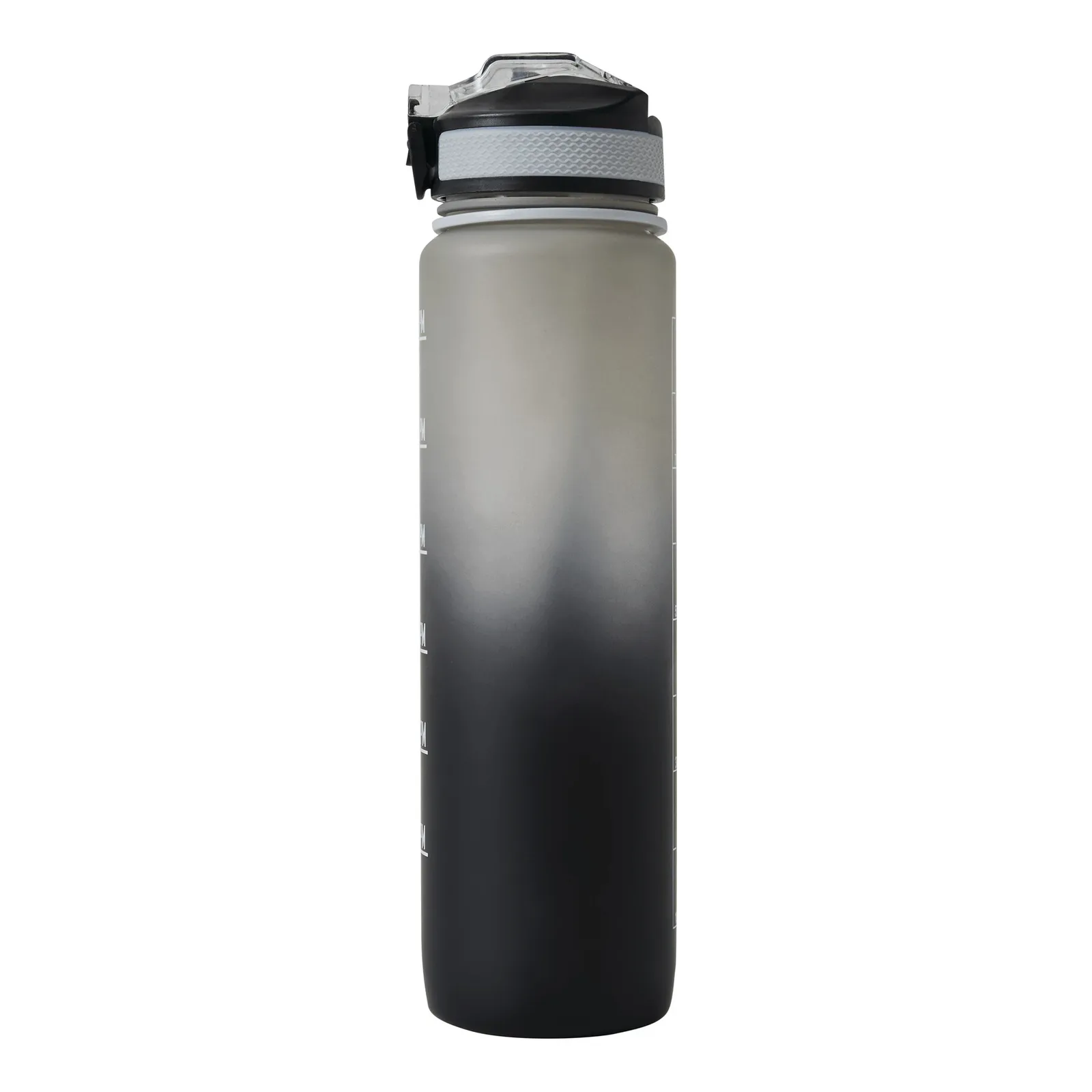 HYDRO LEVEL - Sport-Trinkflasche, grau, schwarz – Bild 4