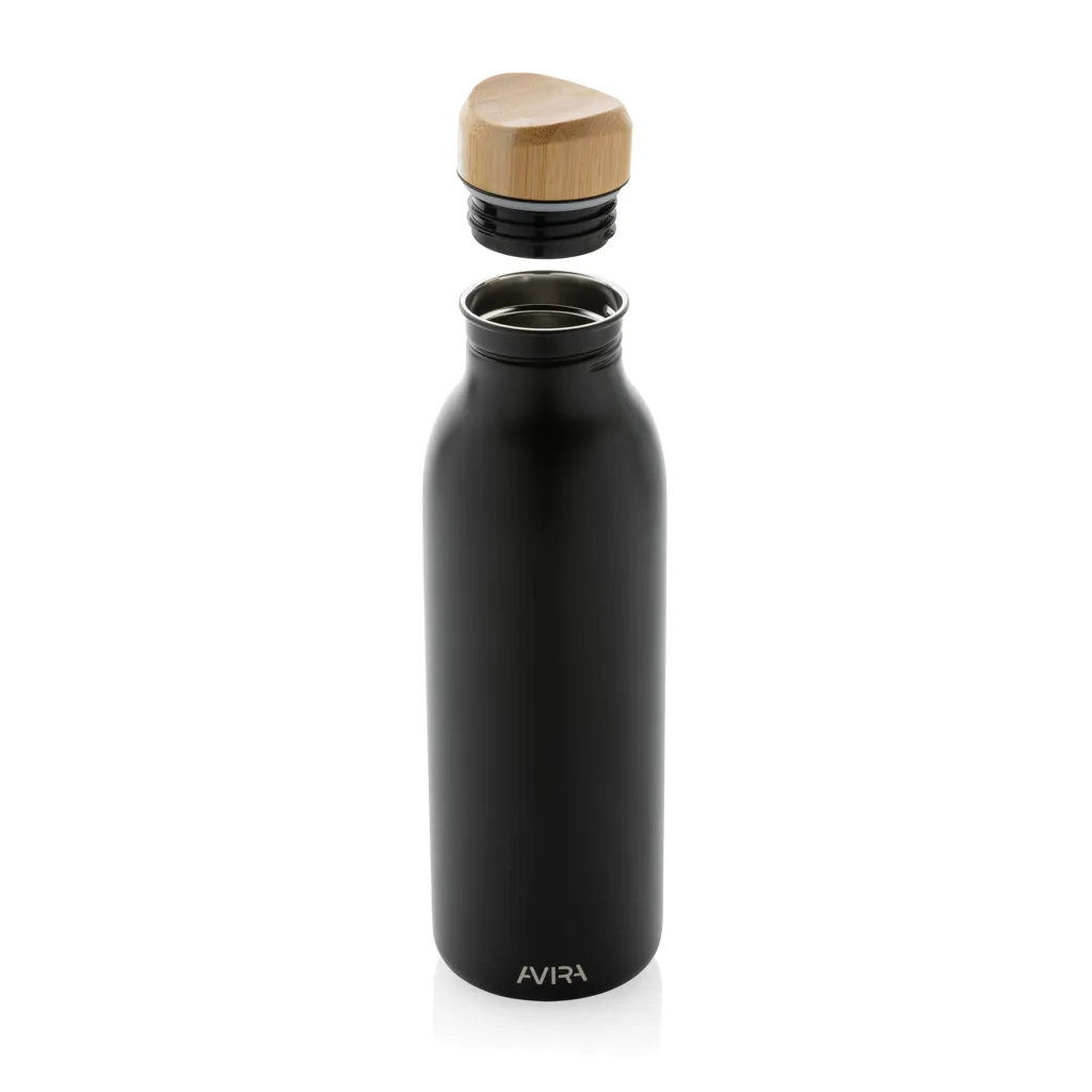 Avira Alcor 600ml Wasserflasche aus RCS rec. Stainless-Steel, schwarz – Bild 4