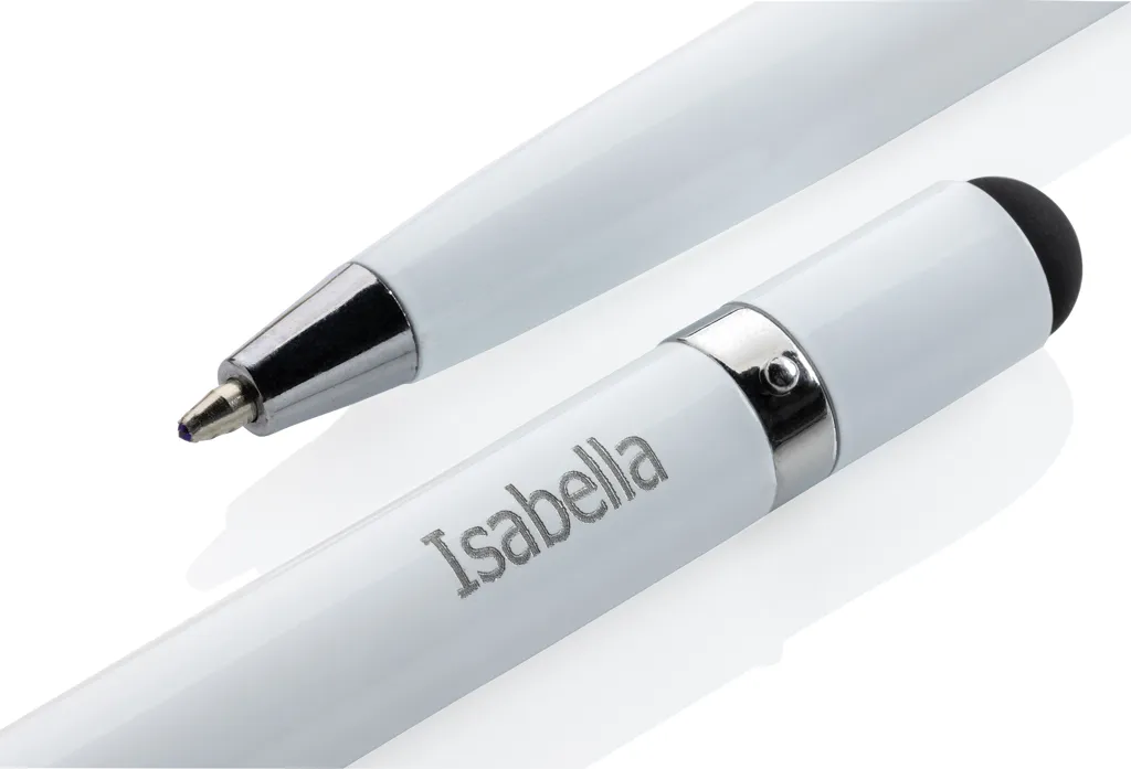 Eleganter Metallstift, weiß – Bild 3