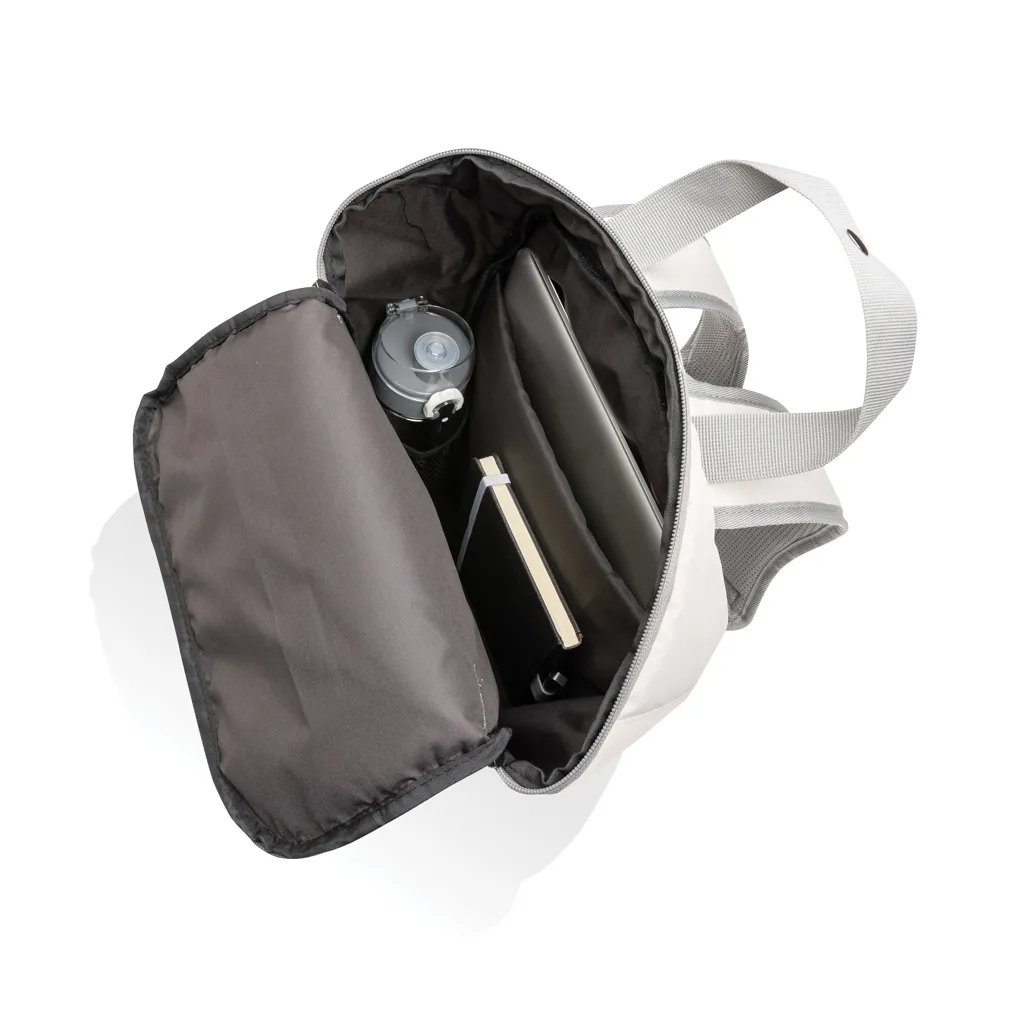 Sienna AWARE™ RPET 14" Everyday Laptop-Rucksack, beige – Bild 5