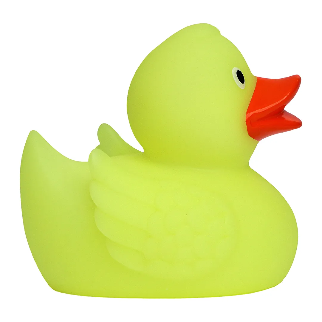 Quietsche-Ente nachleuchtend, gelb/orange – Bild 5