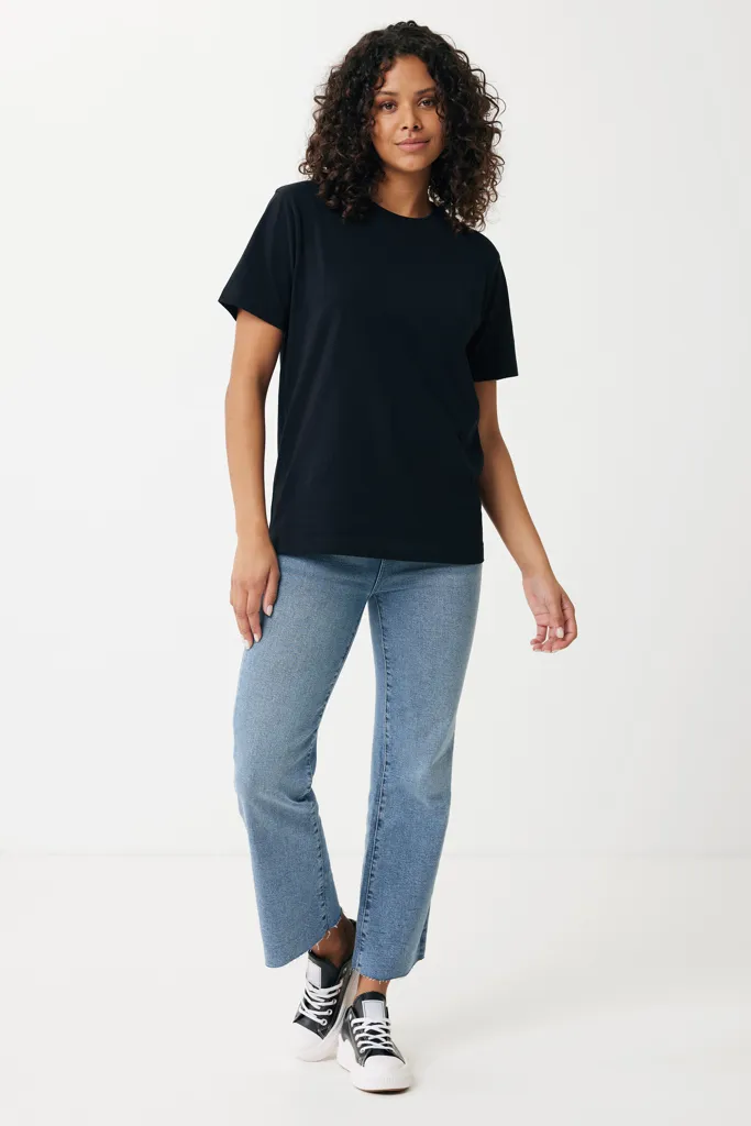 IQONIQ Kakadu relaxed T-Shirt aus recycelter Baumwolle, schwarz – Bild 4