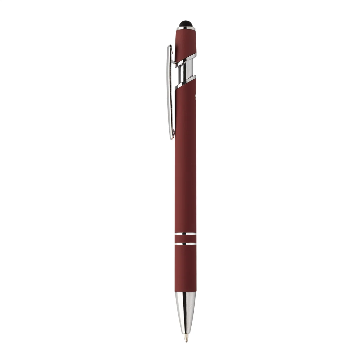 Touchpen-Kugelschreiber Tonnel Soft, burgund – Bild 6