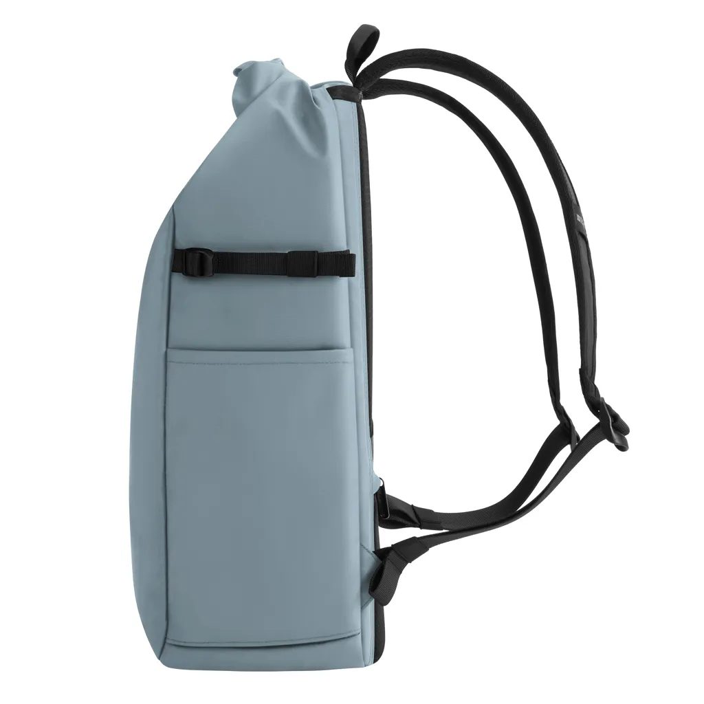 Urban wasserabweisender Anti-Diebstahl Rucksack, blau – Bild 3