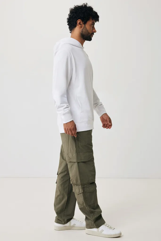 IQONIQ Yengo Hoodie mit Seitentaschen aus rec. Baumwolle, recycled white – Bild 5
