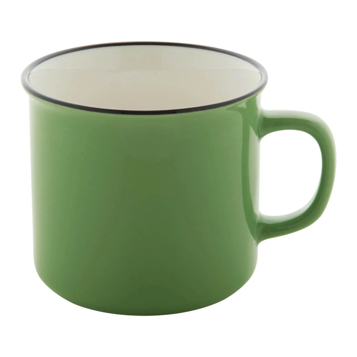 Tasse Woodstock, grün, weiß – Bild 2